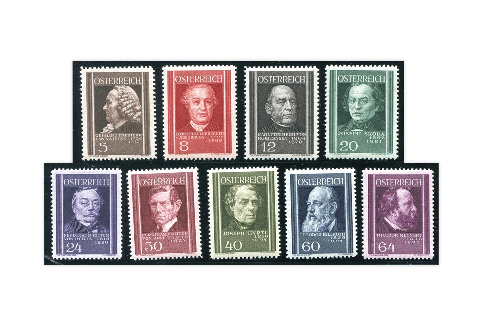 1. Republik Österreich Mi.Nr. 649-657 postfrisch