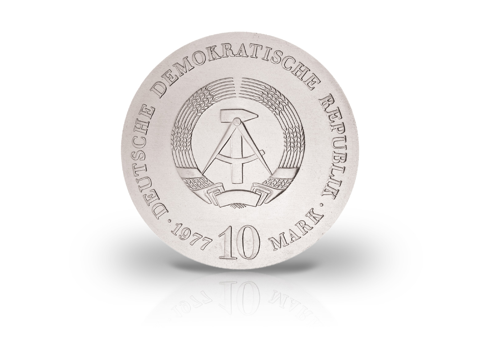 10 Mark Gedenkmünze 1978 DDR 175. Geburtstag Justus von Liebig Jaeger-Nr. 1567