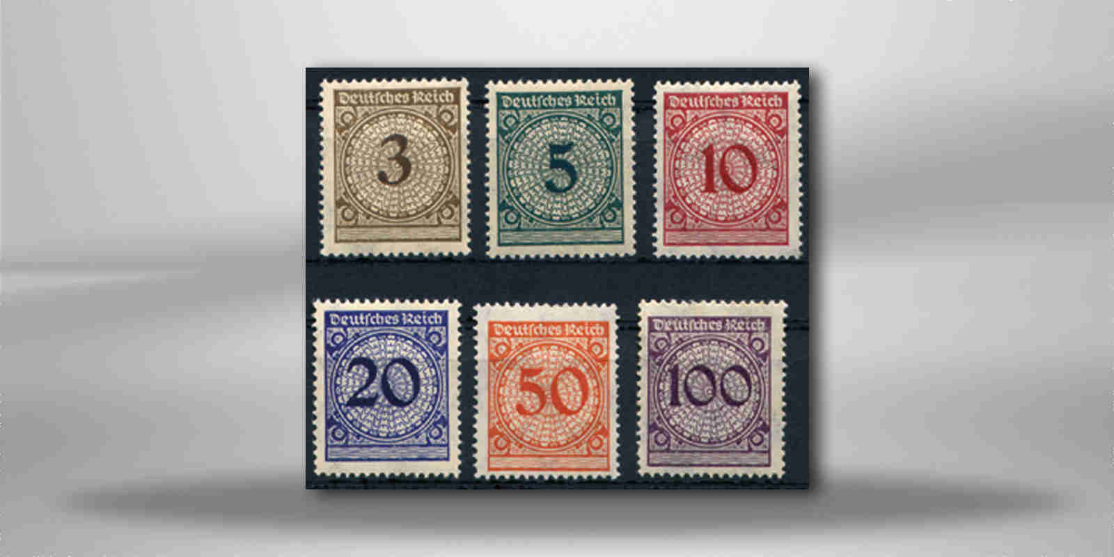 Deutsches Reich Mi.Nr. D 99/104 postfrisch