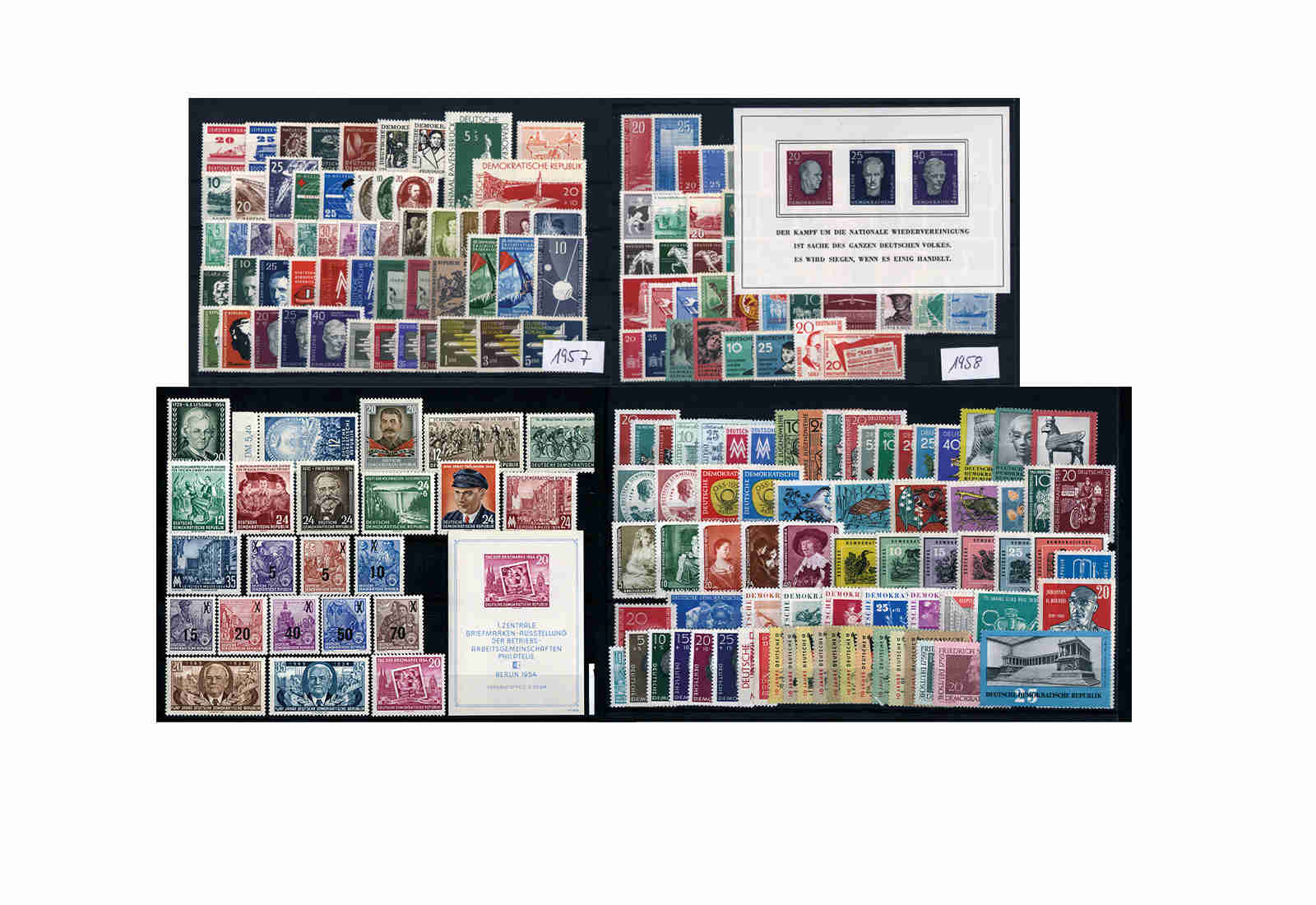 DDR Jahrg.1949,54,57-59 gest.
