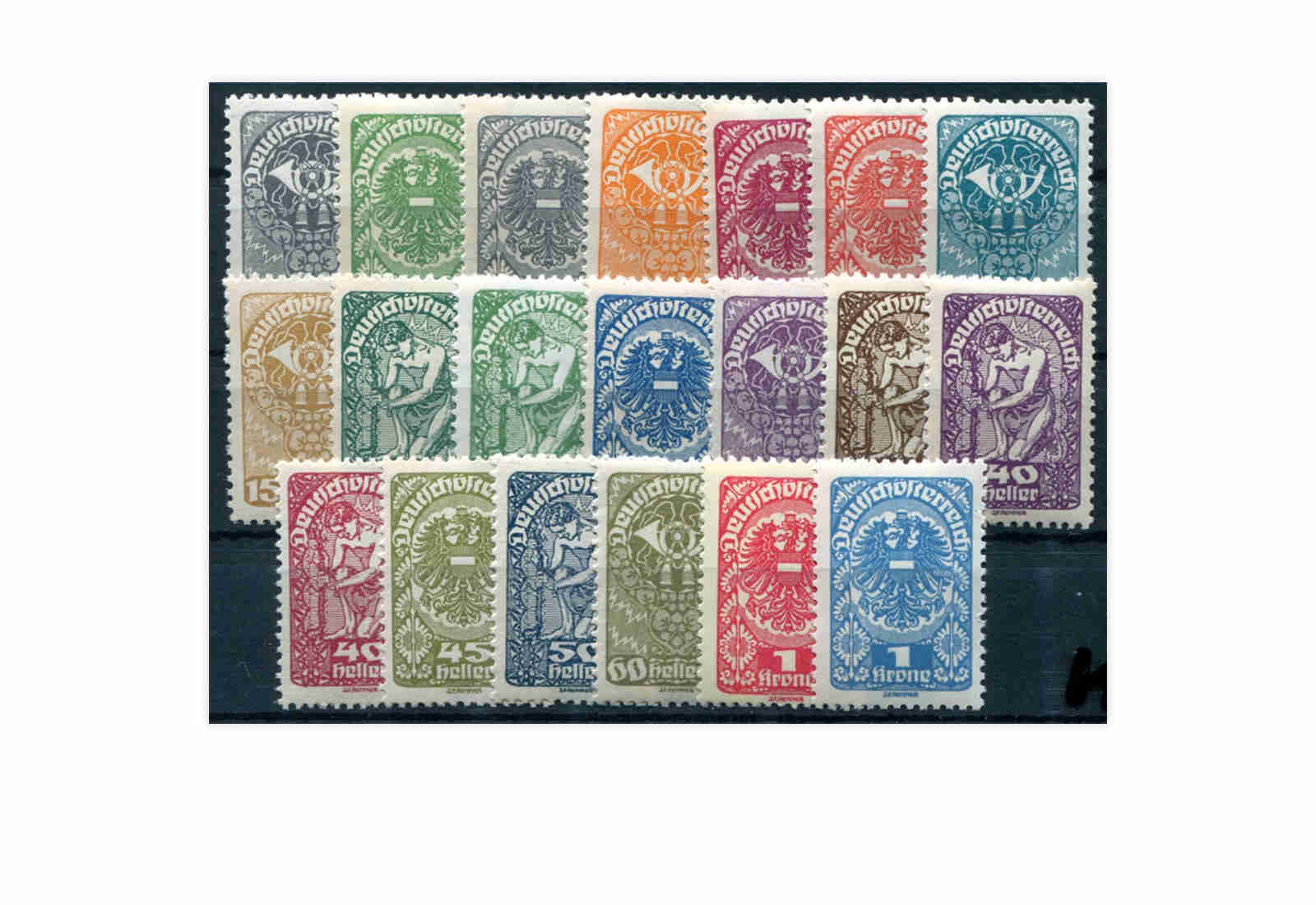 Österreich Mi.Nr. 255/274 ** Freimarken