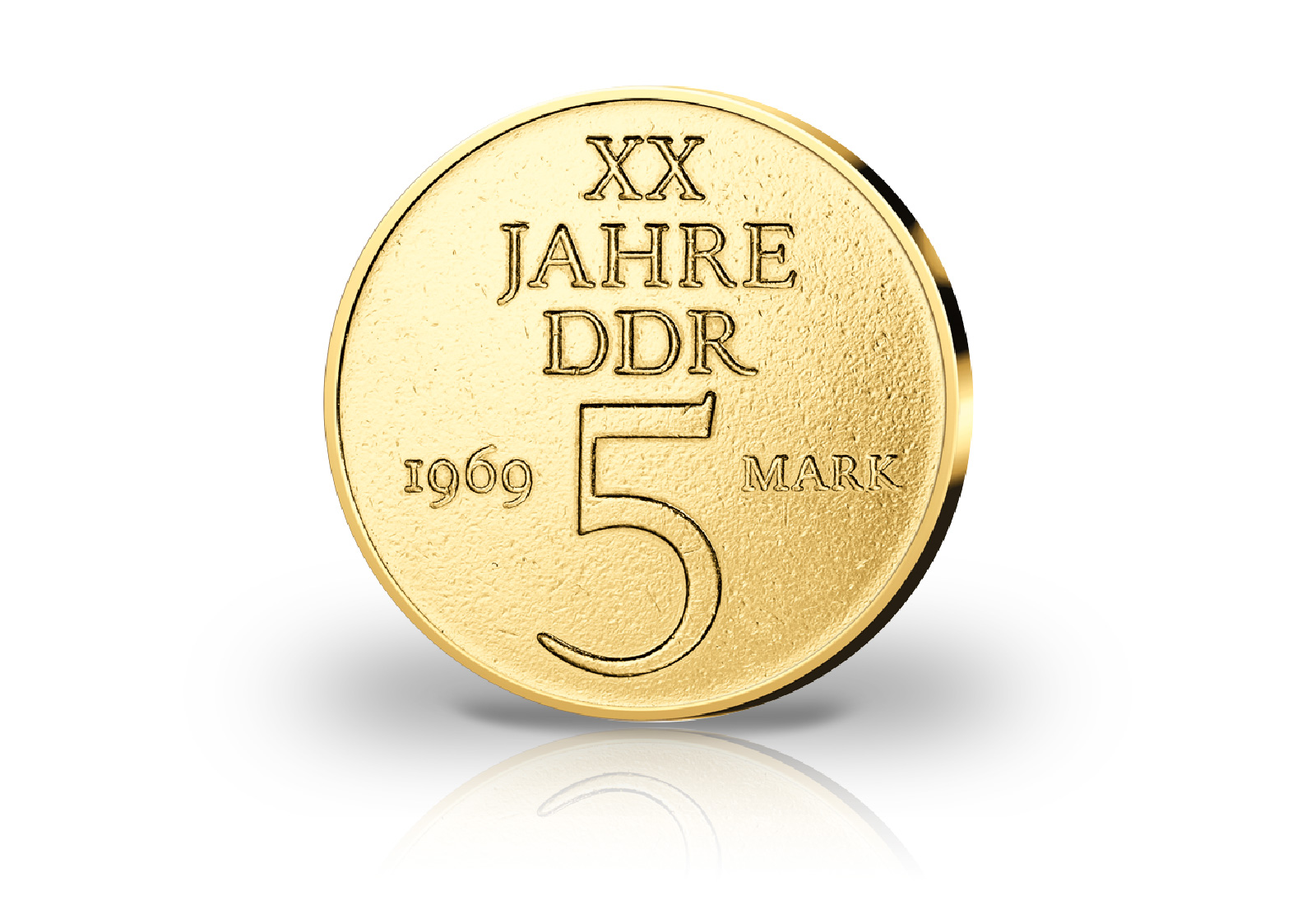 5 Ost-Mark mit Farbapplikation Der Wartburg DDR Ostalgie Serie