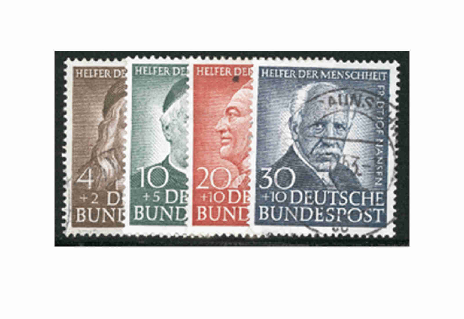Briefmarken BRD Wohlfahrt 1953 Michel-Nr. 173-176 gestempelt