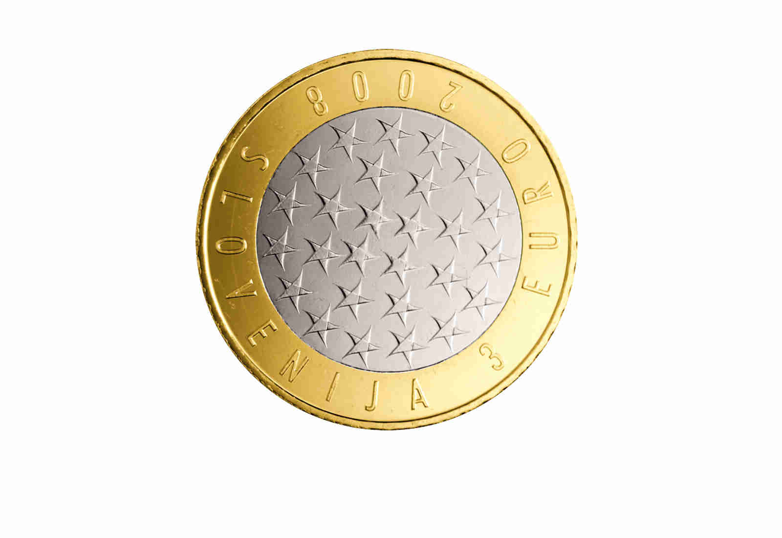 3 Euro 2008 Slowenien EU - Ratspräsidentschaft