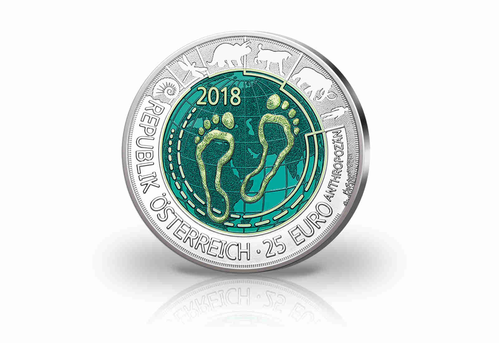 25 Euro 2018 Österreich Anthropozän hgh