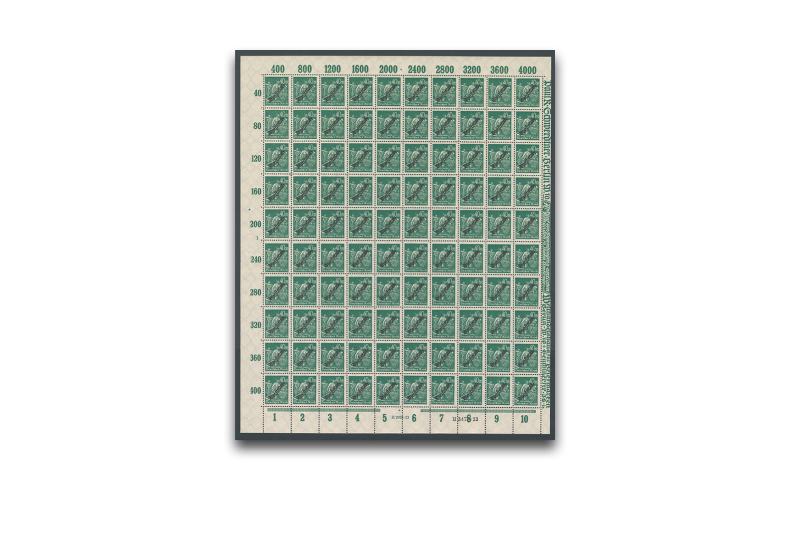 Briefmarke Deutsches Reich MiNr.: D 77 a **