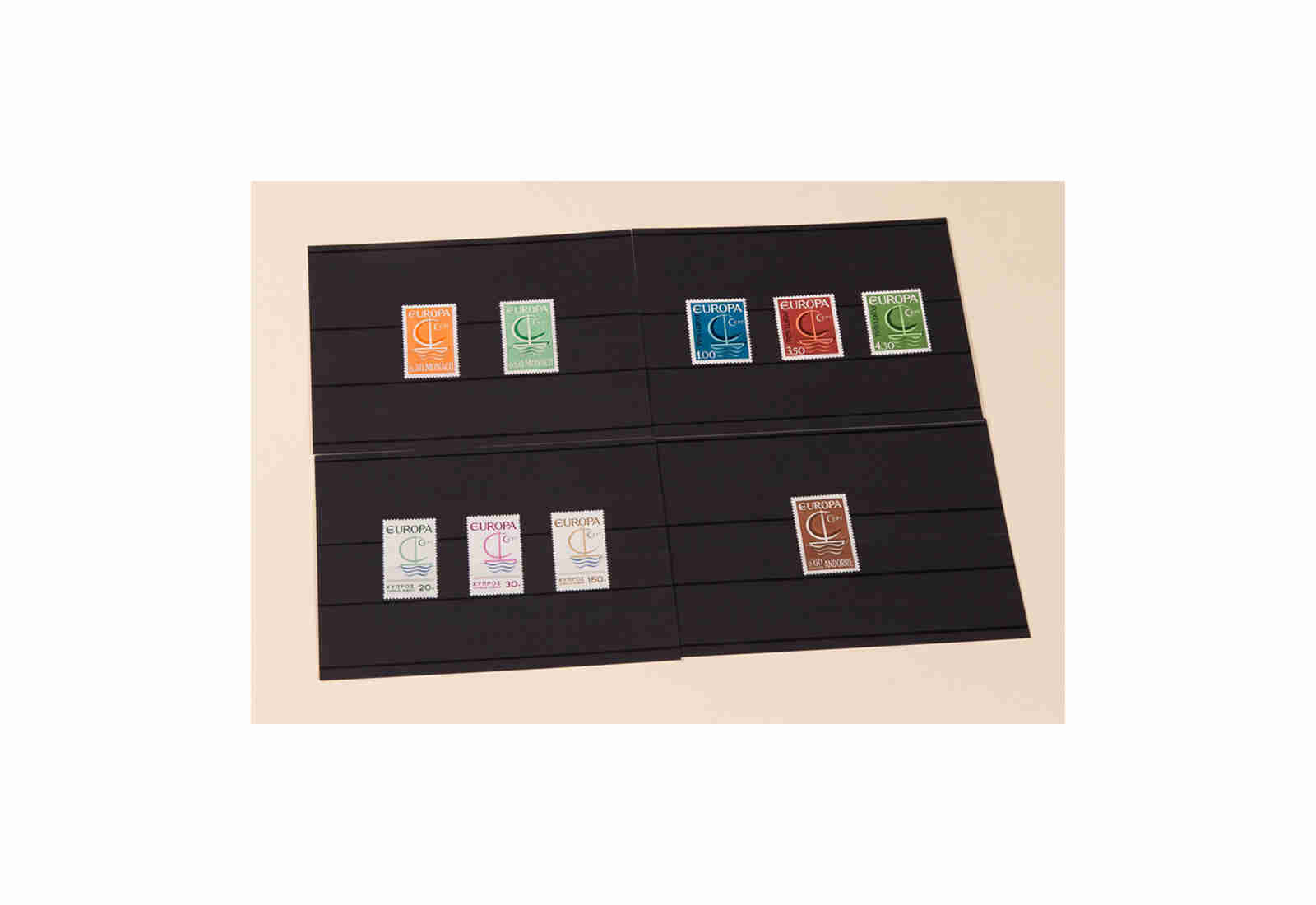 Briefmarken CEPT 15 Ausgaben aus 1966 postfrisch per 20 Stück