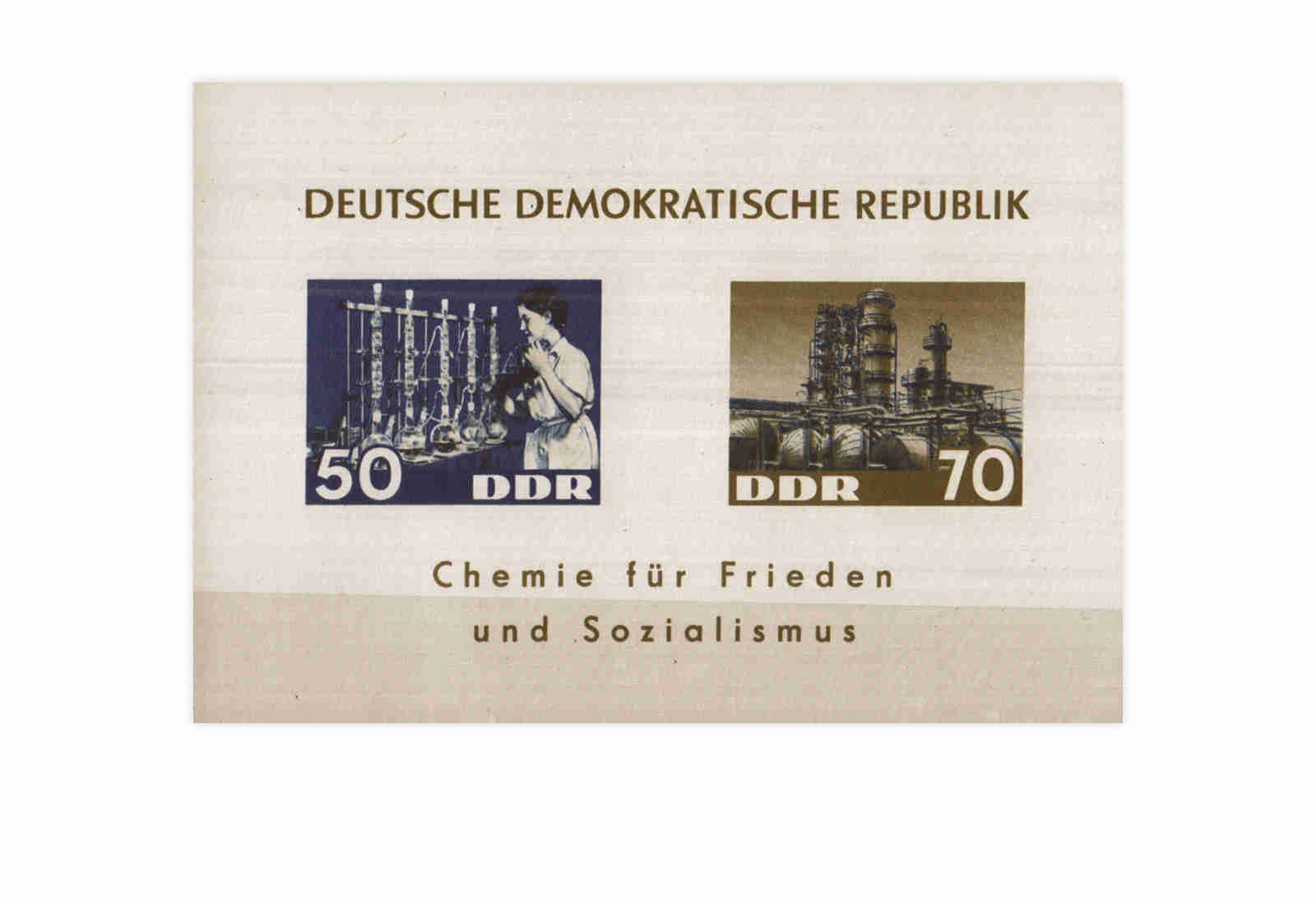 DDR Block 18 Chemische Industrie 1963 (*)