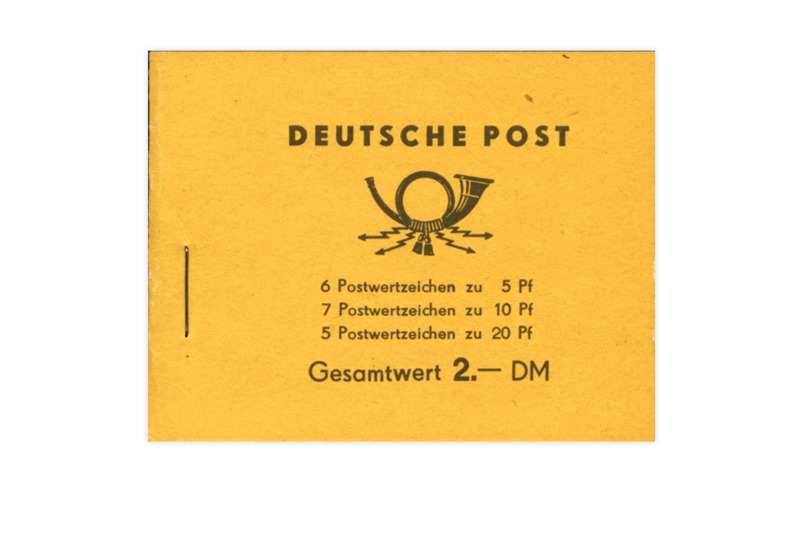 DDR Markenheftchen 1955 MH Mi.Nr. 1 postfrisch