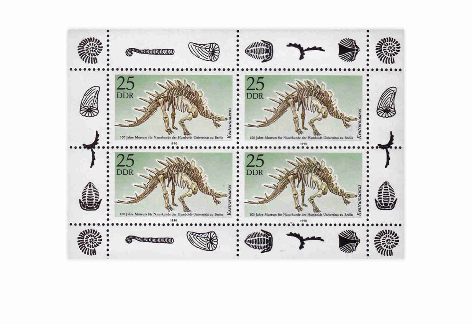 Briefmarken DDR Kleinbogen 1990 Michel-Nr. 3325 postfrisch