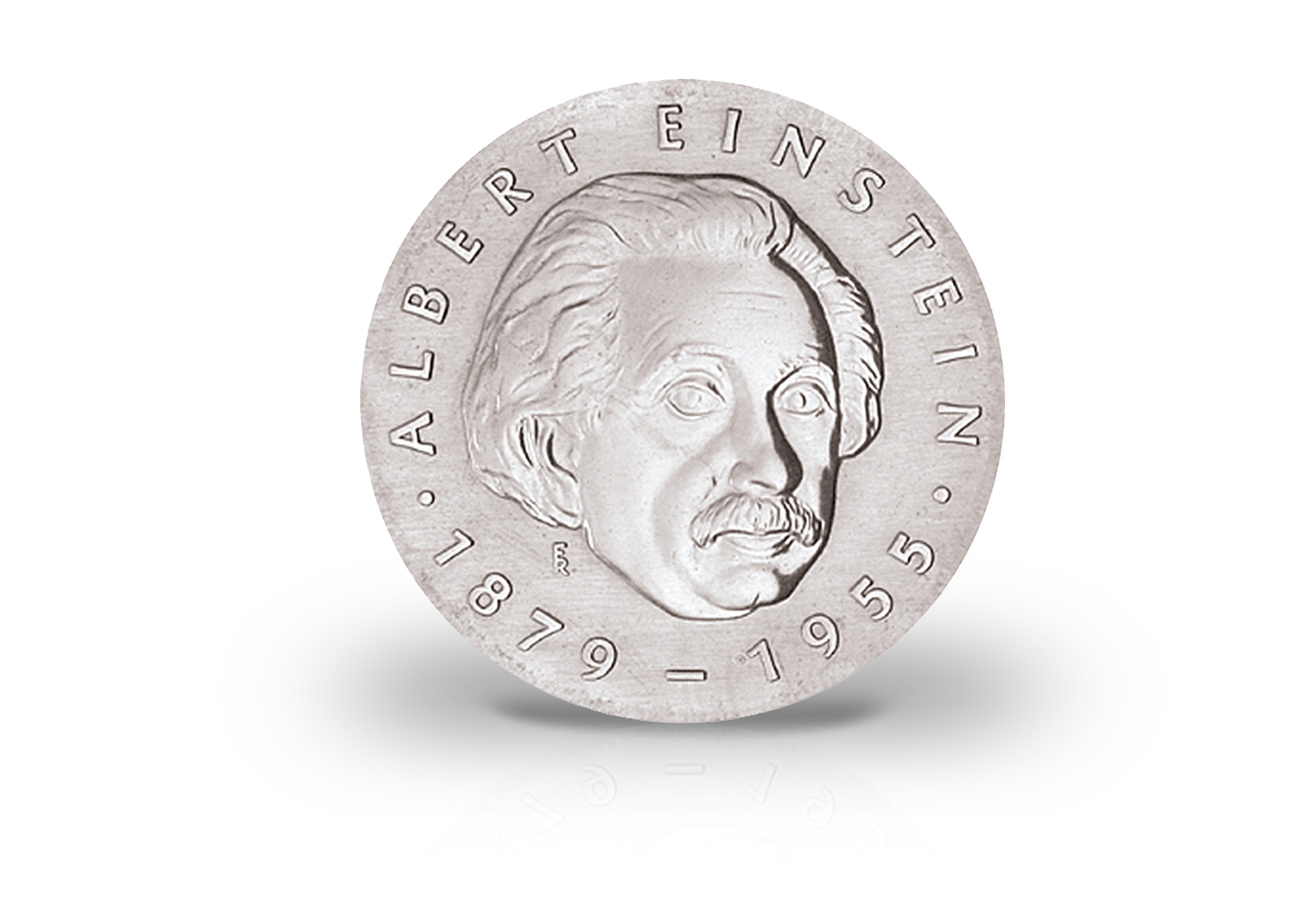 5 Mark Gedenkmünze 1979 DDR Albert Einstein Jaeger-Nr. 1572