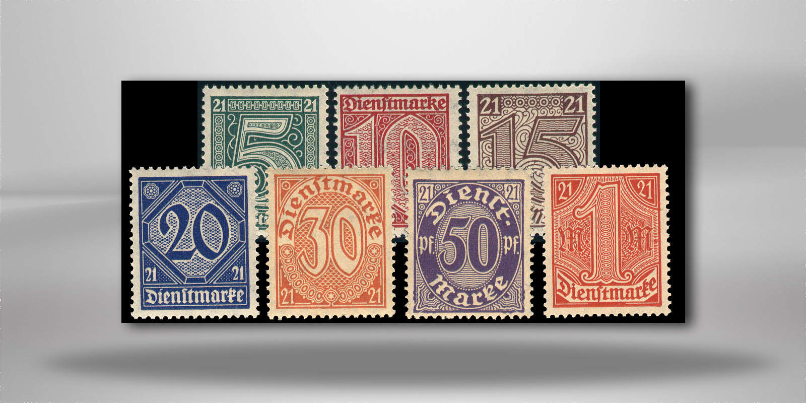 Deutsches Reich Mi. Nr. D 16/22 postfrisch