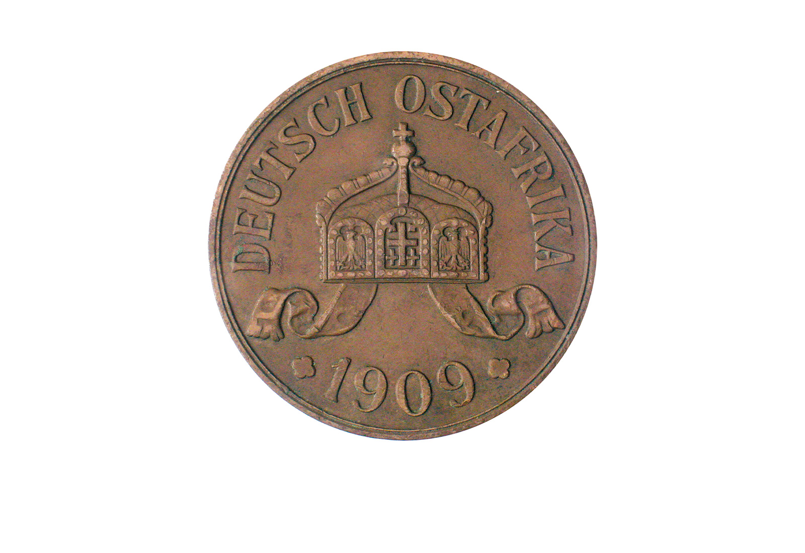 5 Heller 1908-1909 Deutsch - Ostafrika Jaeger-Nr. 717