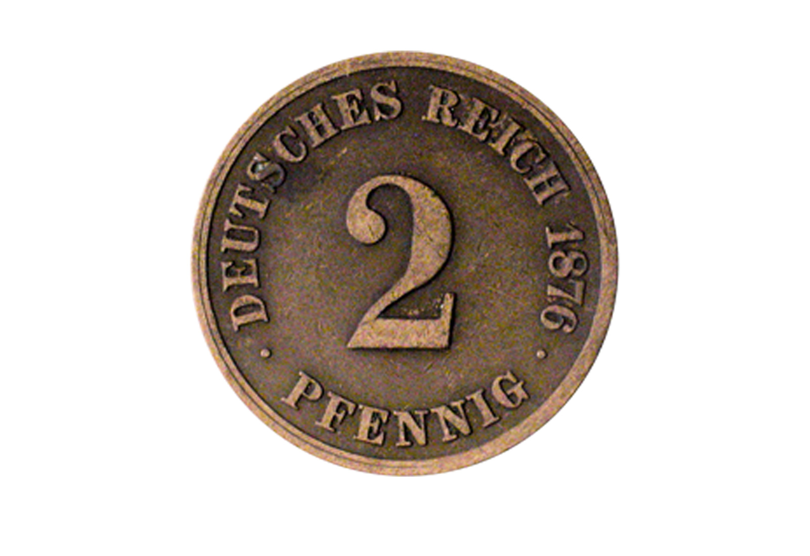 2 Pfennig 1873-1877 Kaiserreich Umlaufmünze Jaeger-Nr. 2