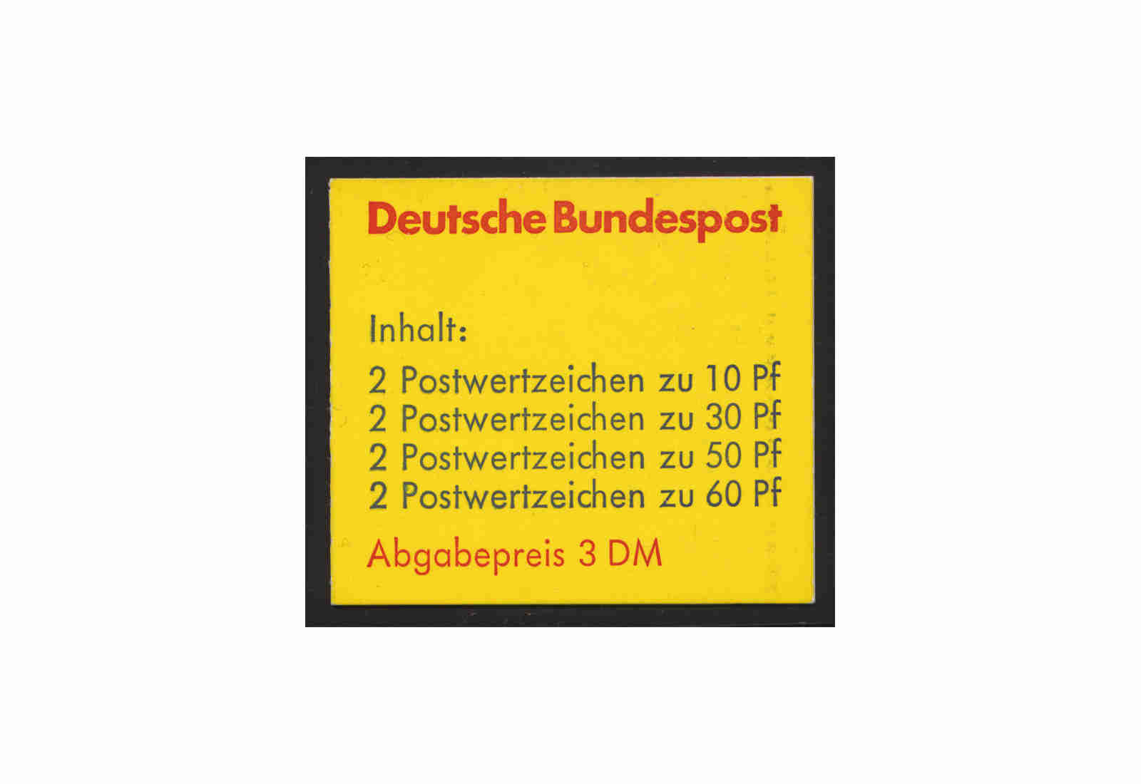 BRD Markenheftchen 23 1980 Burgen und Schösser postfrisch