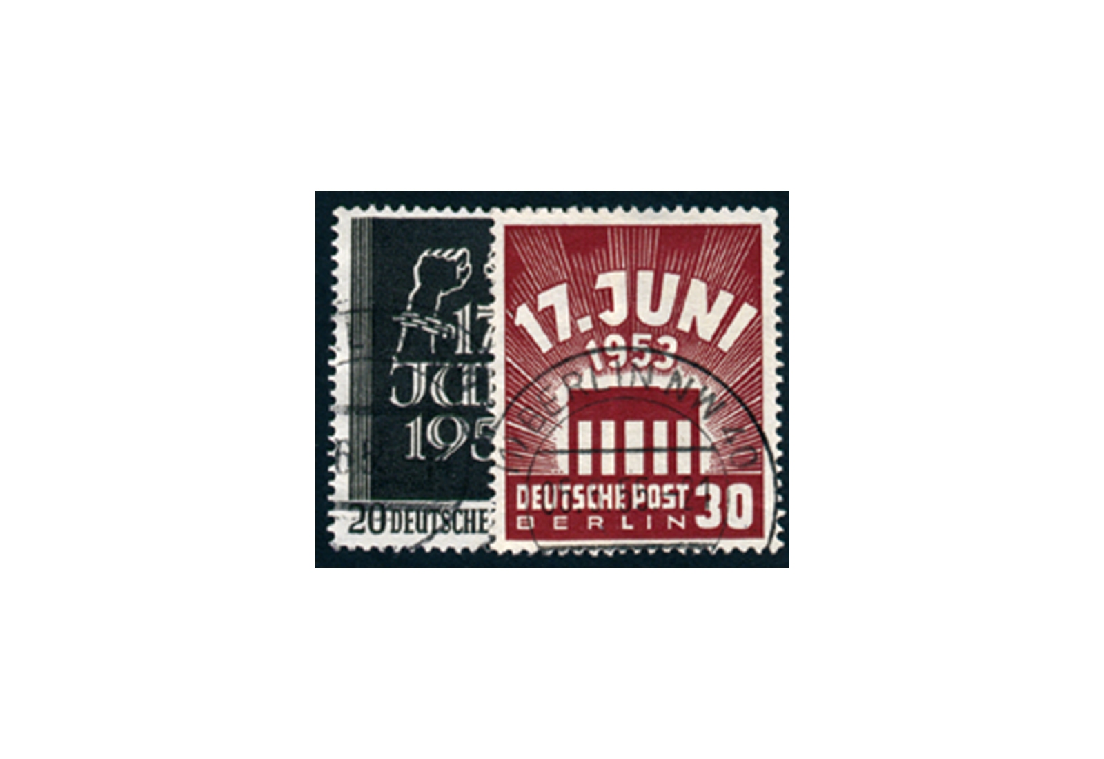 Berlin Frühausgaben Mi.Nr. 110/111 gestempelt