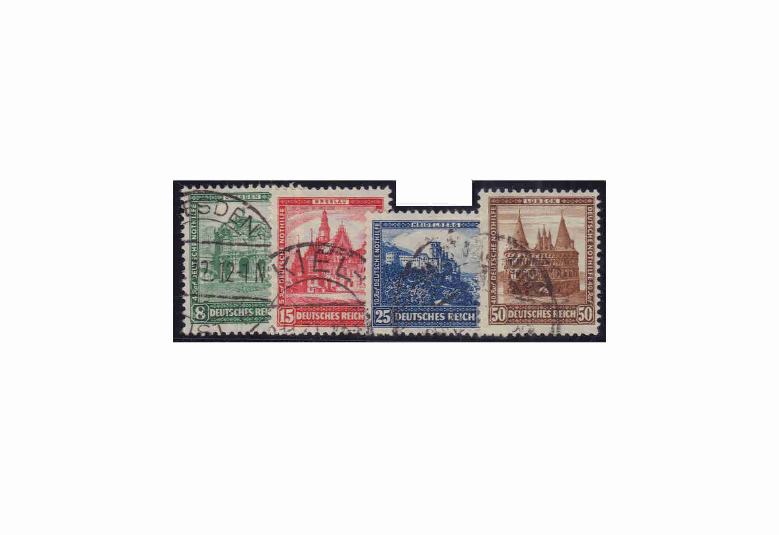 Deutsches Reich Mi.Nr. 459/462 gestempelt