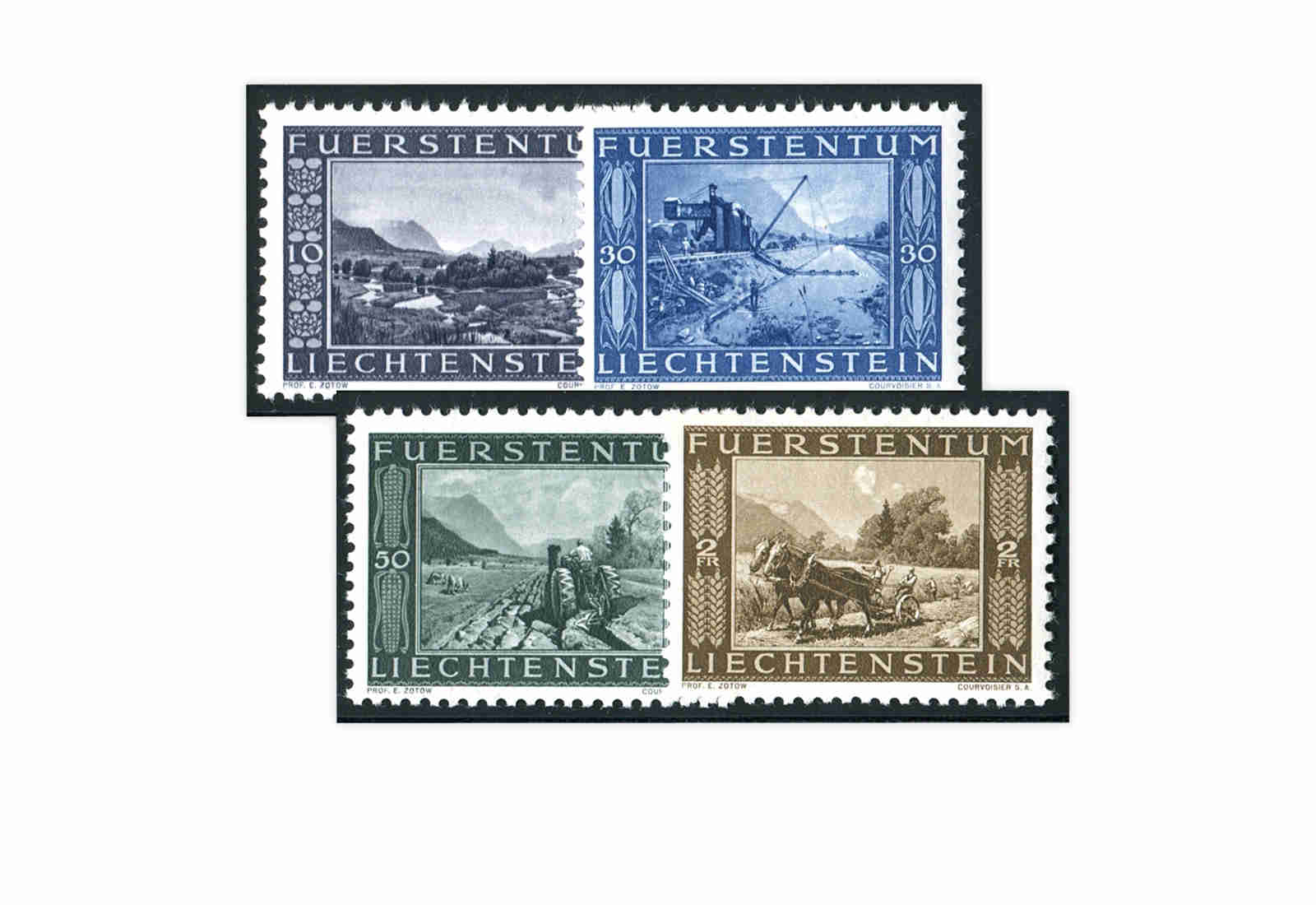 Liechtenstein Mi.Nr. 218/21 gest.