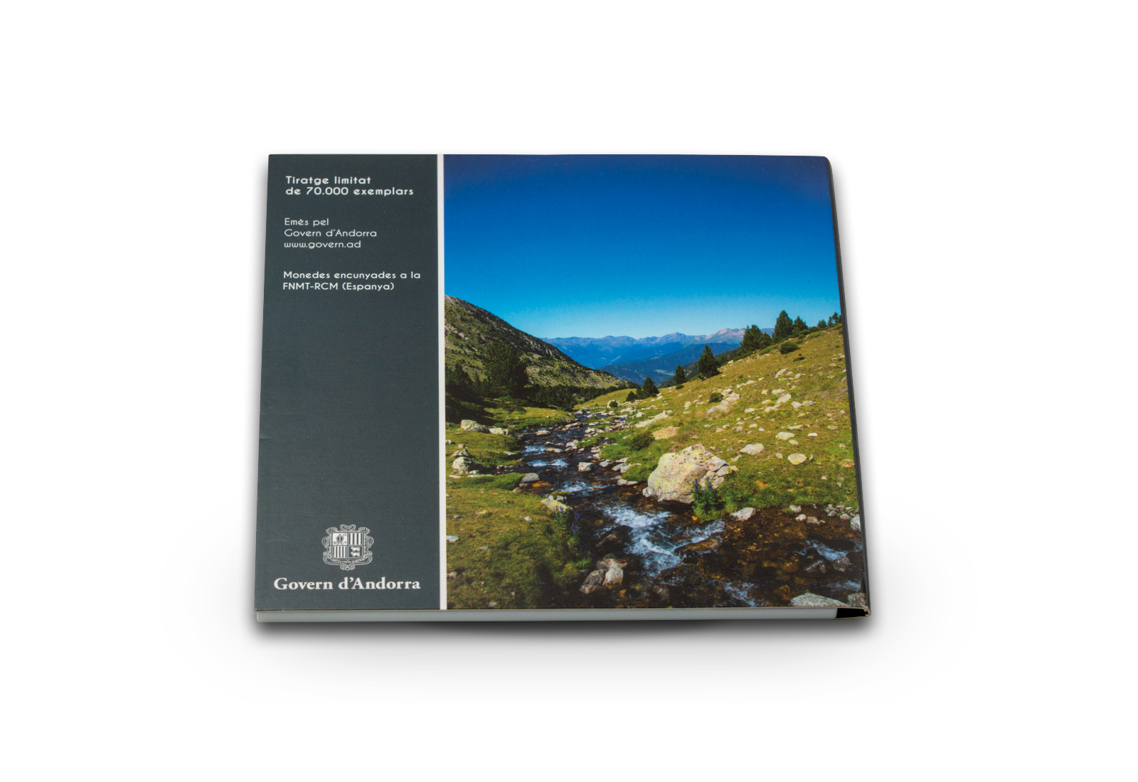 Leerblister für offiziellen Kursmünzsatz "Andorra" 2014