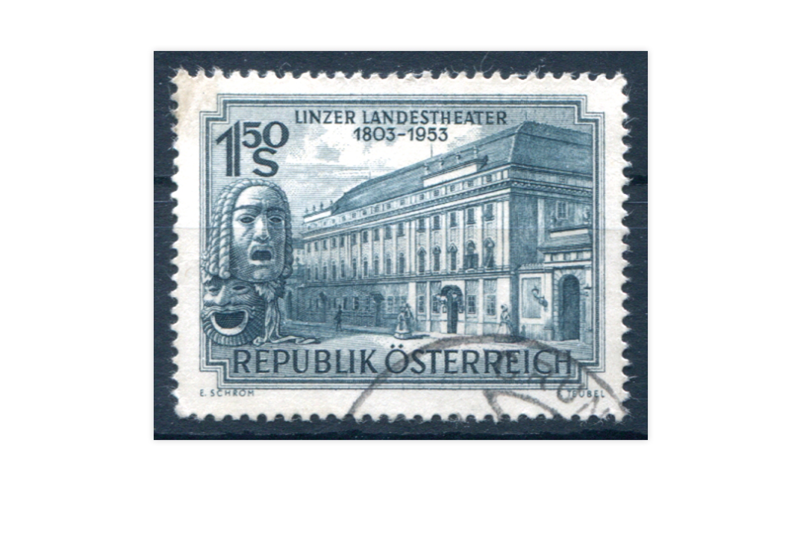 Österreich Linzer Landestheater Mi.Nr. 988 gest.