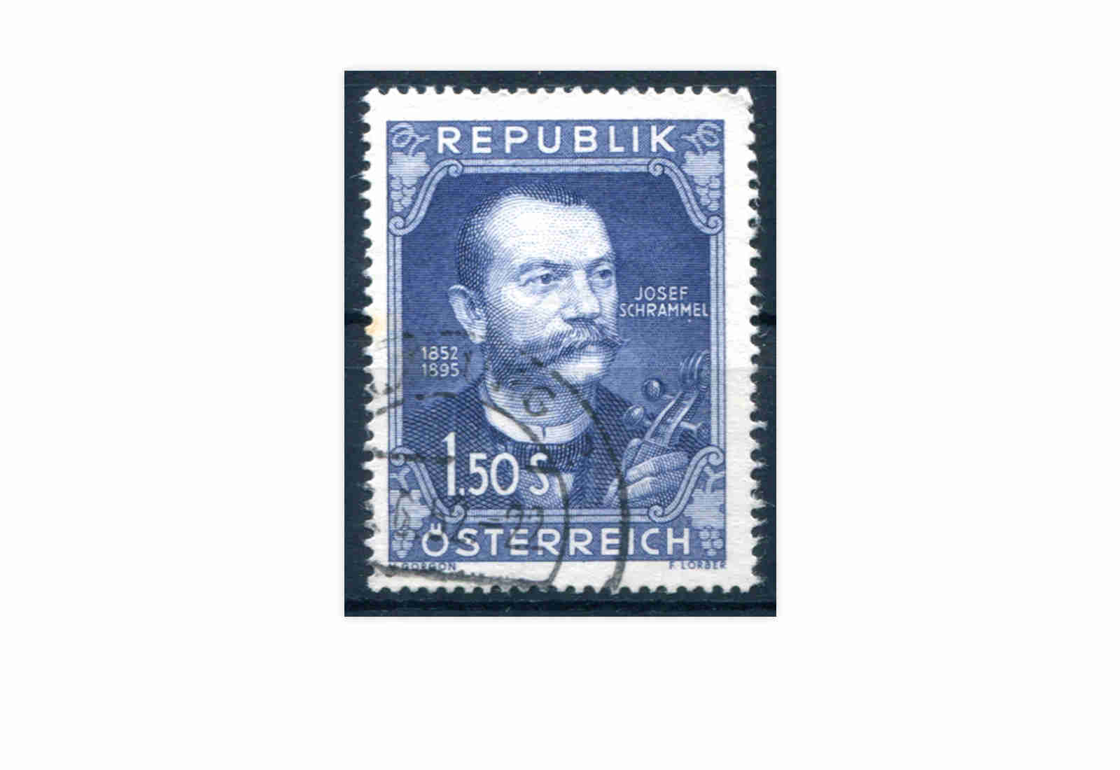 Österreich Mi.Nr. 970 Josef Schrammel gestempelt