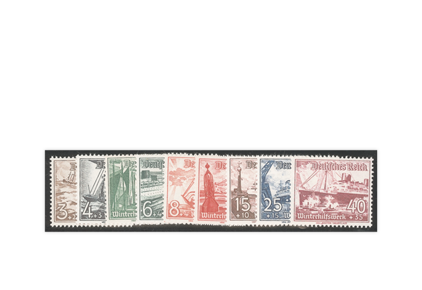 Briefmarken Deutsches Reich Mi. Nr. 651/59 postfrisch