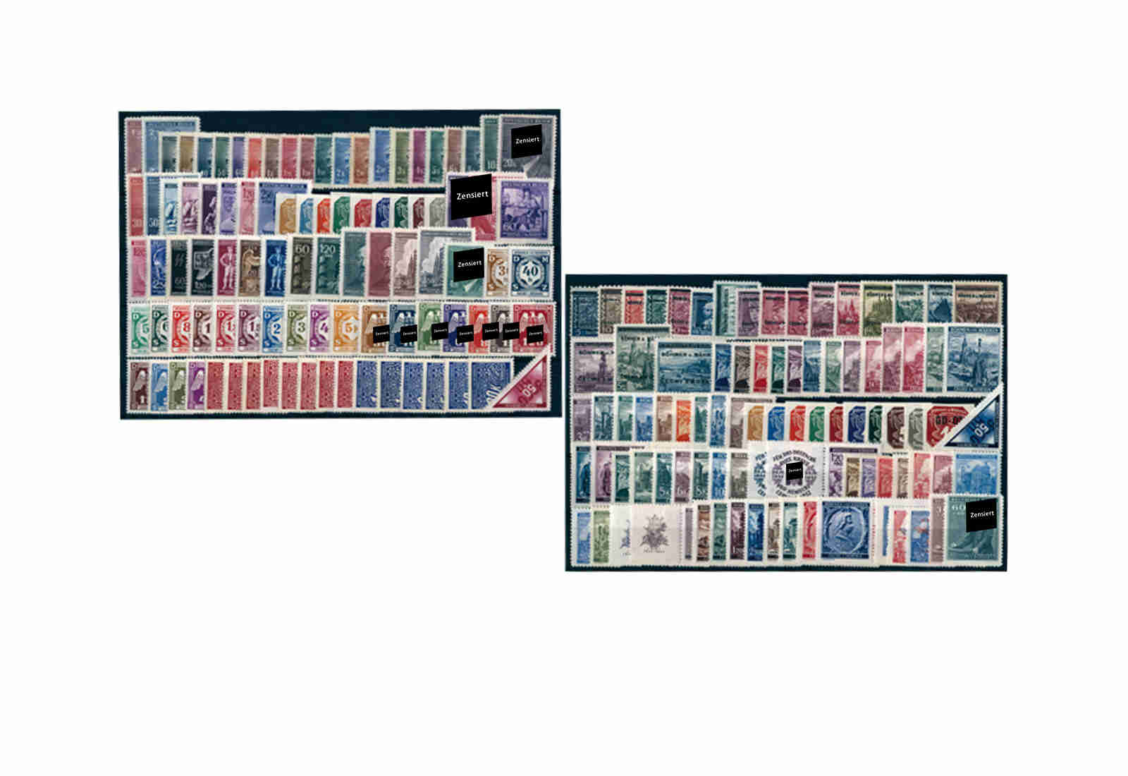 Komplett-Kollektion Böhmen und Mähren 1939 bis 1945 postfrisch
