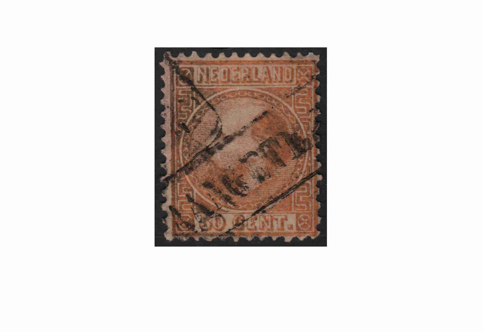 Niederlande Freimarken König Willem III 1867 bis 1870 Michel Nr. 12 gestempelt