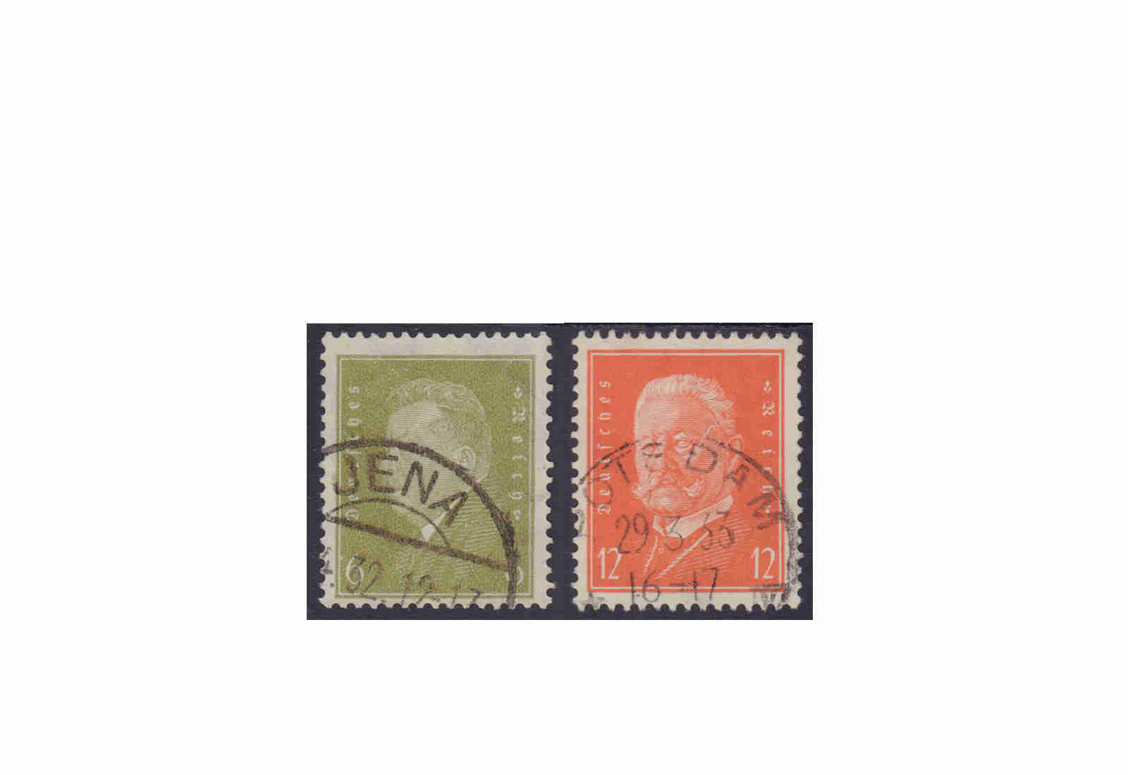 Deutsches Reich Mi.Nr. 465/466 gestempelt