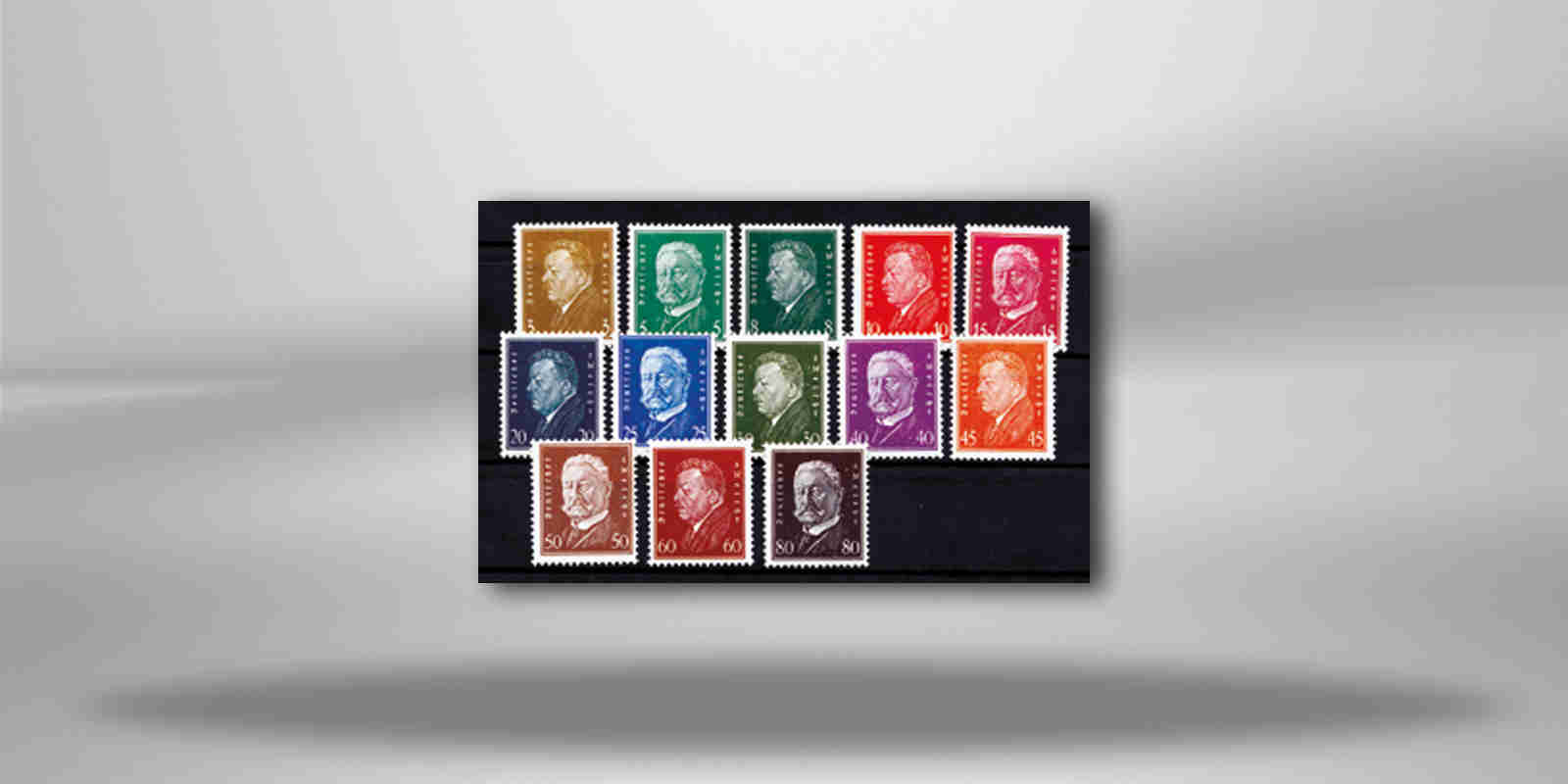 Briefmarken Deutsches Reich Reichspräsidenten I 1928 Michel-Nr. 410/422 postfrisch