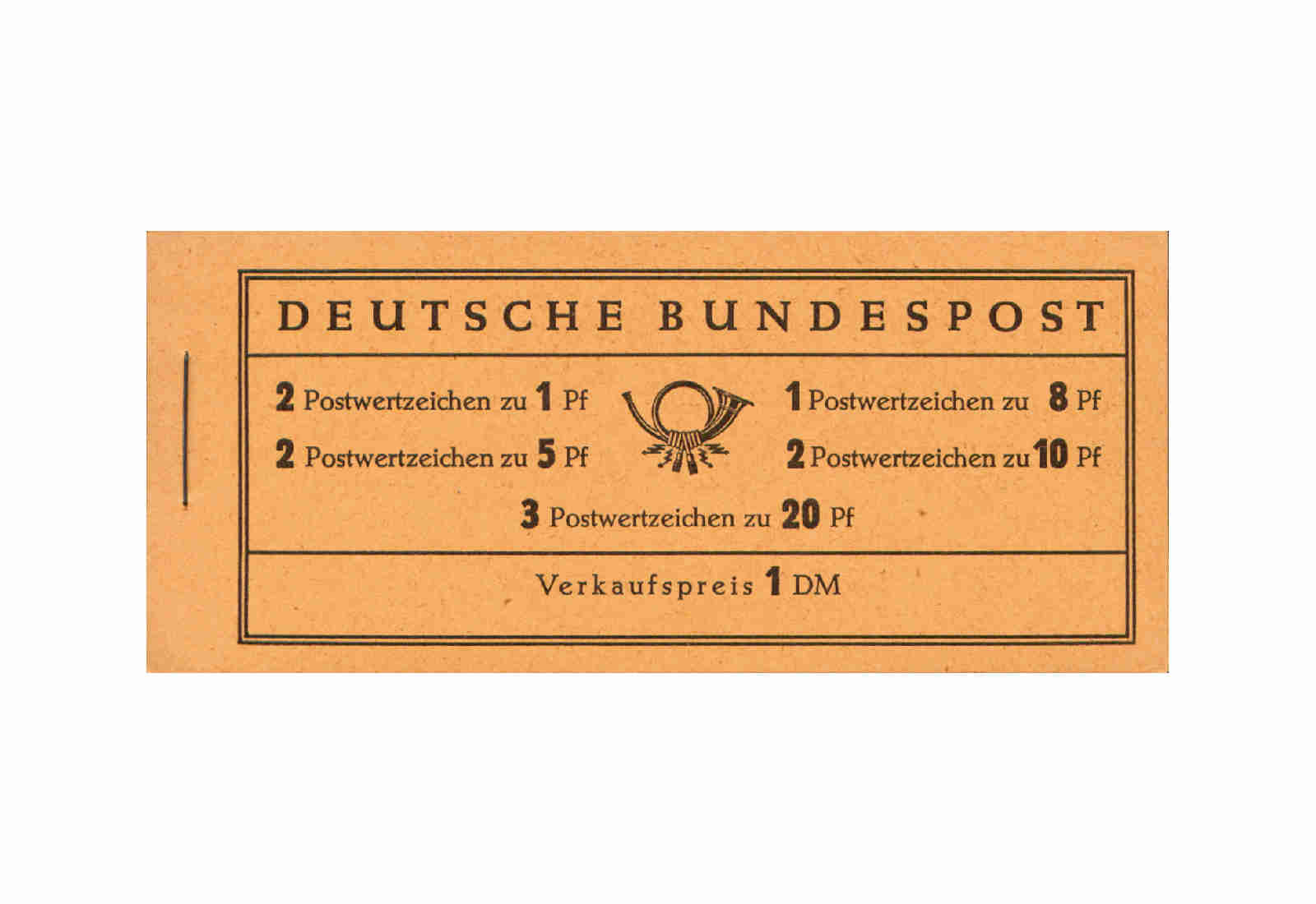 BRD Markenheftchen 4 Y 1960 Heuss und Ziffer postfrisch