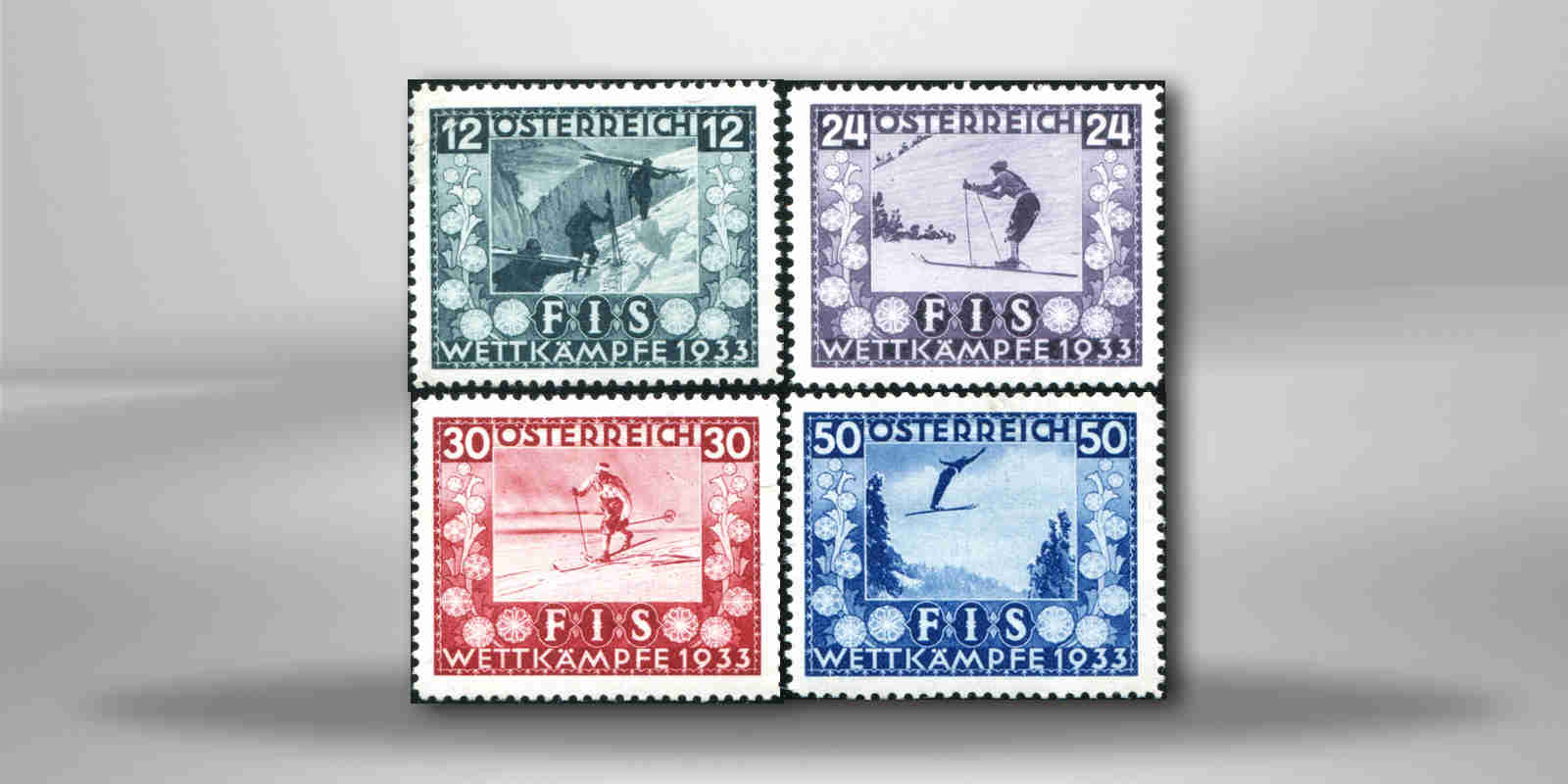 Österreich Michel Nr 551/4 ** 4 Briefmarken