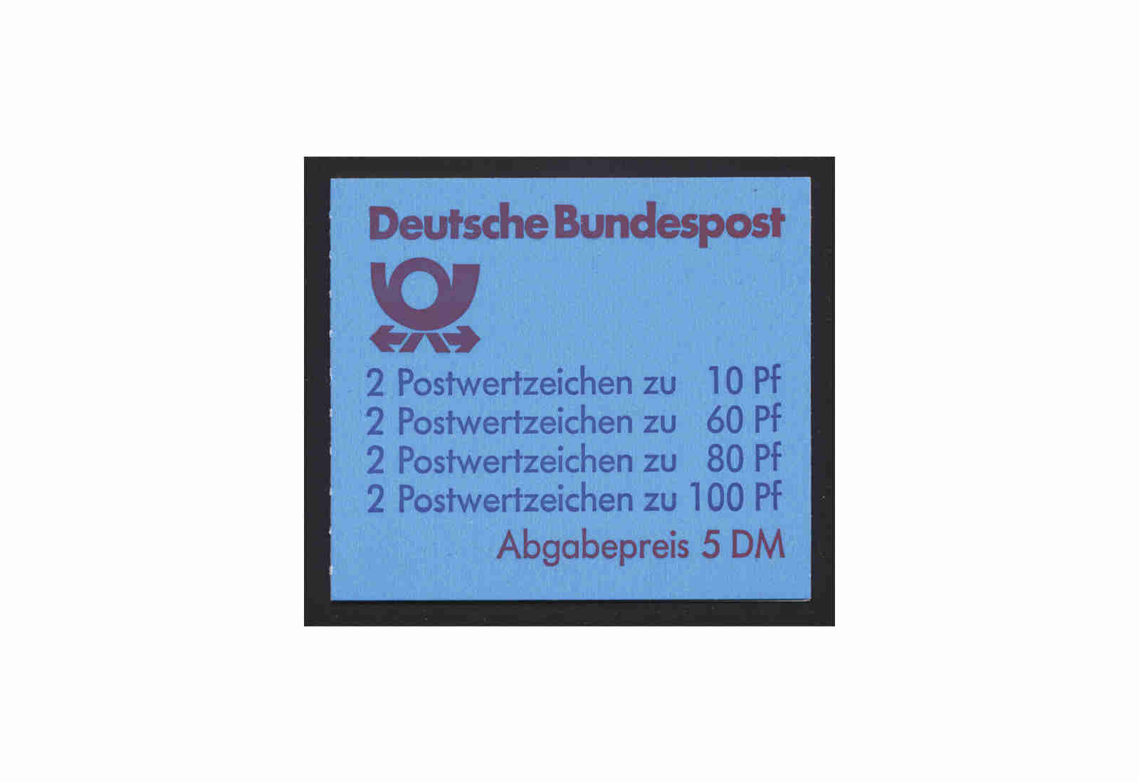 BRD Markenheftchen 26a 1989 Sehenswürdigkeiten