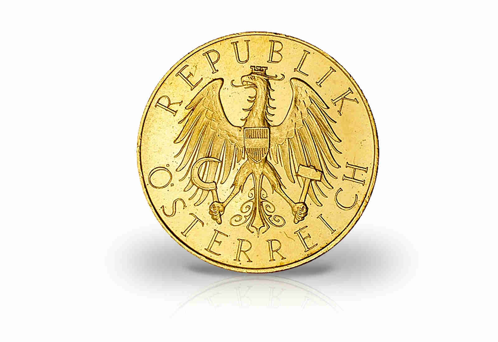 25 Schilling Goldmünze Österreich 1926-1934 I. Republik