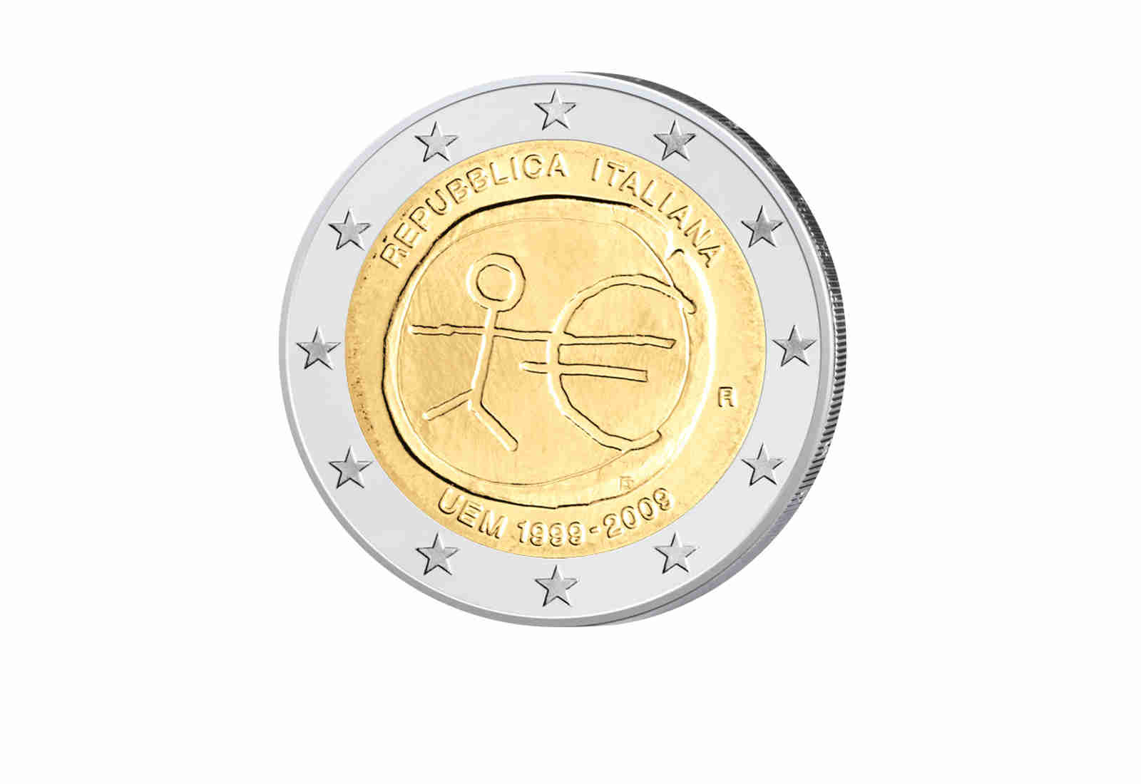 2 Euro 2009 Luxemburg 10 Jahre WWU