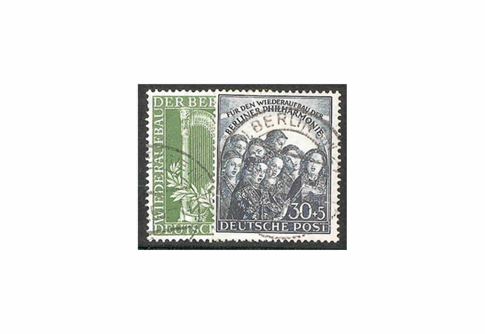 Berlin Frühausgaben Mi.Nr. 72/73 gestempelt