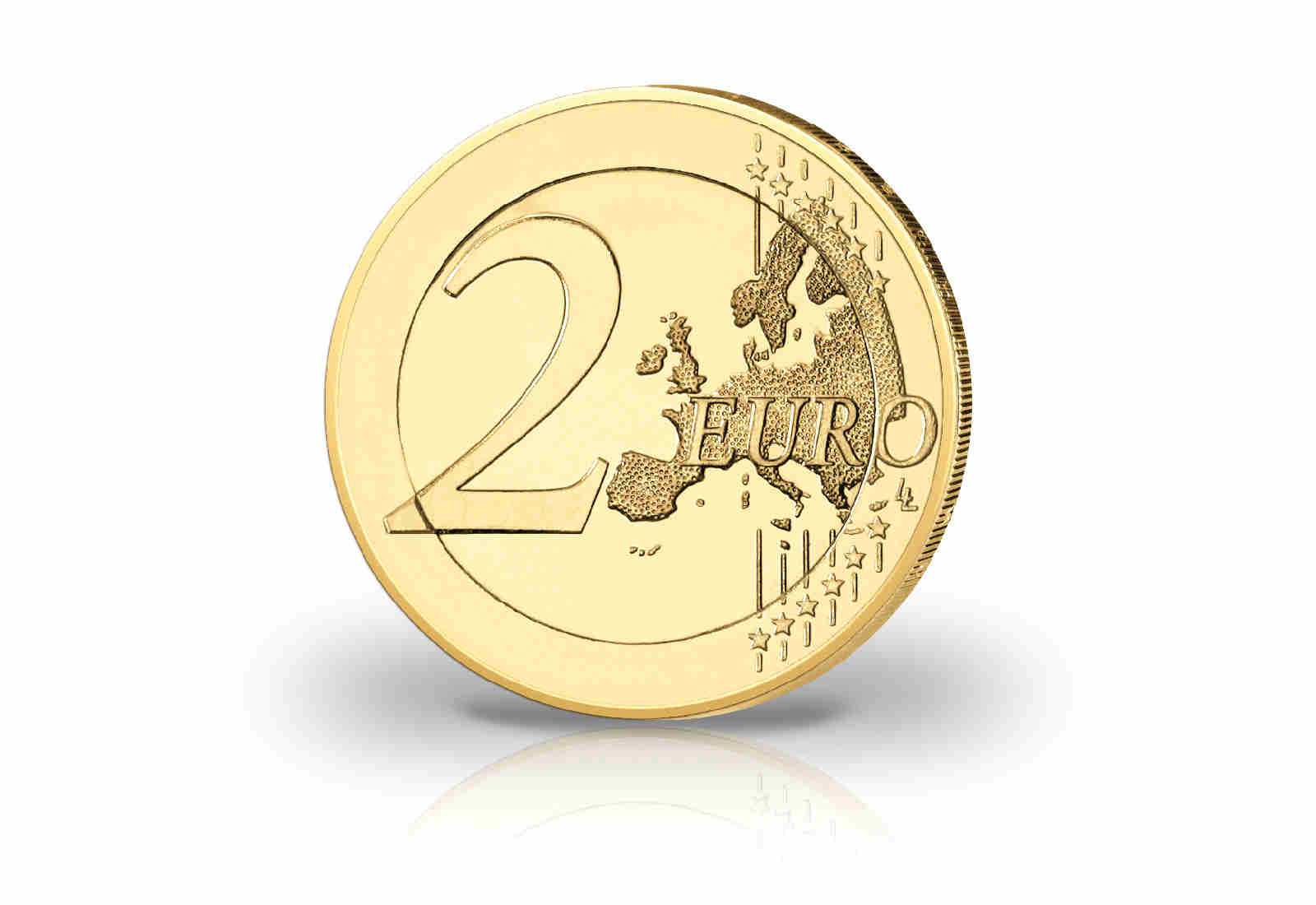 2 Euro Ostern mit Farbmotiv und 24 Karat Goldauflage