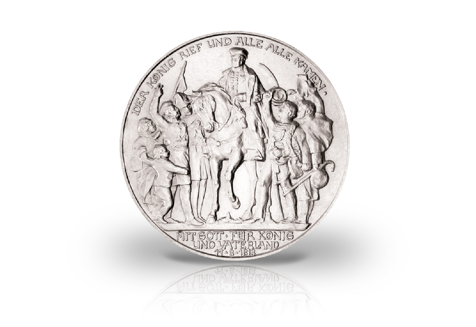 2 Mark 1913 Deutschland Kaiserreich Preußen Befreiungskriege Jaeger-Nr. 109