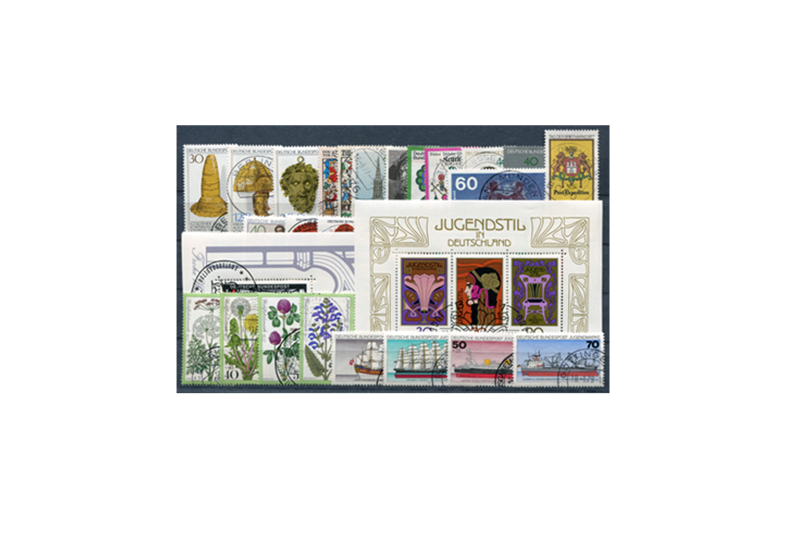 BRD Jahrgang 1977 gestempelt