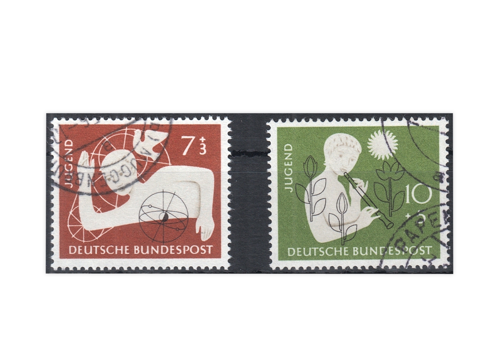 BRD Mi.Nr. 232/233 gestempelt Jugend