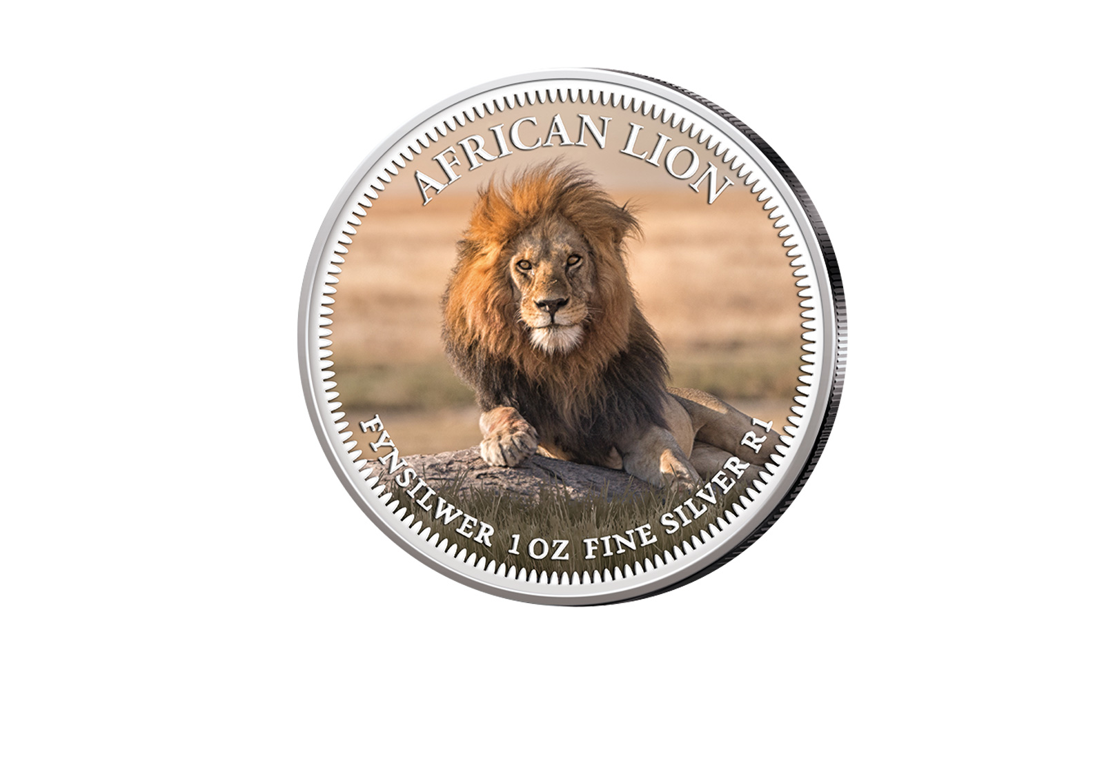 American Eagle 1 oz Silber USA mit Farbapplikation Big Five I Löwe