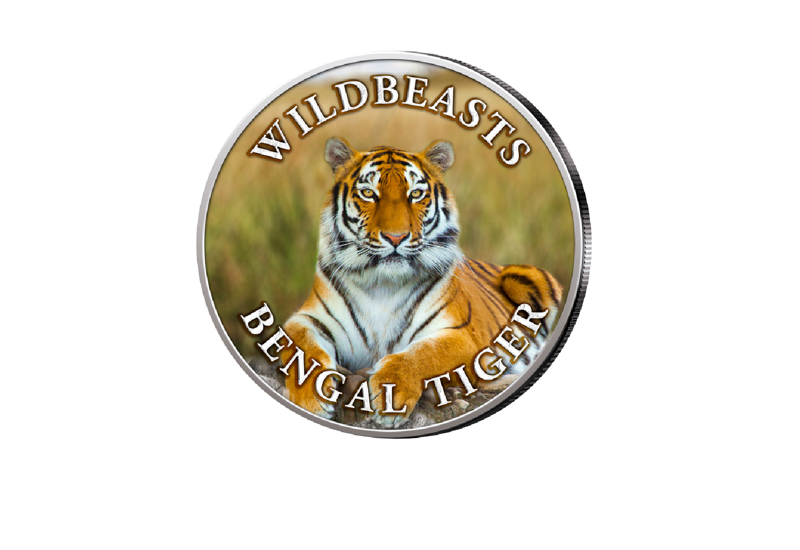 American Eagle 1 oz Silber USA mit Farbmotiv Bengaltiger