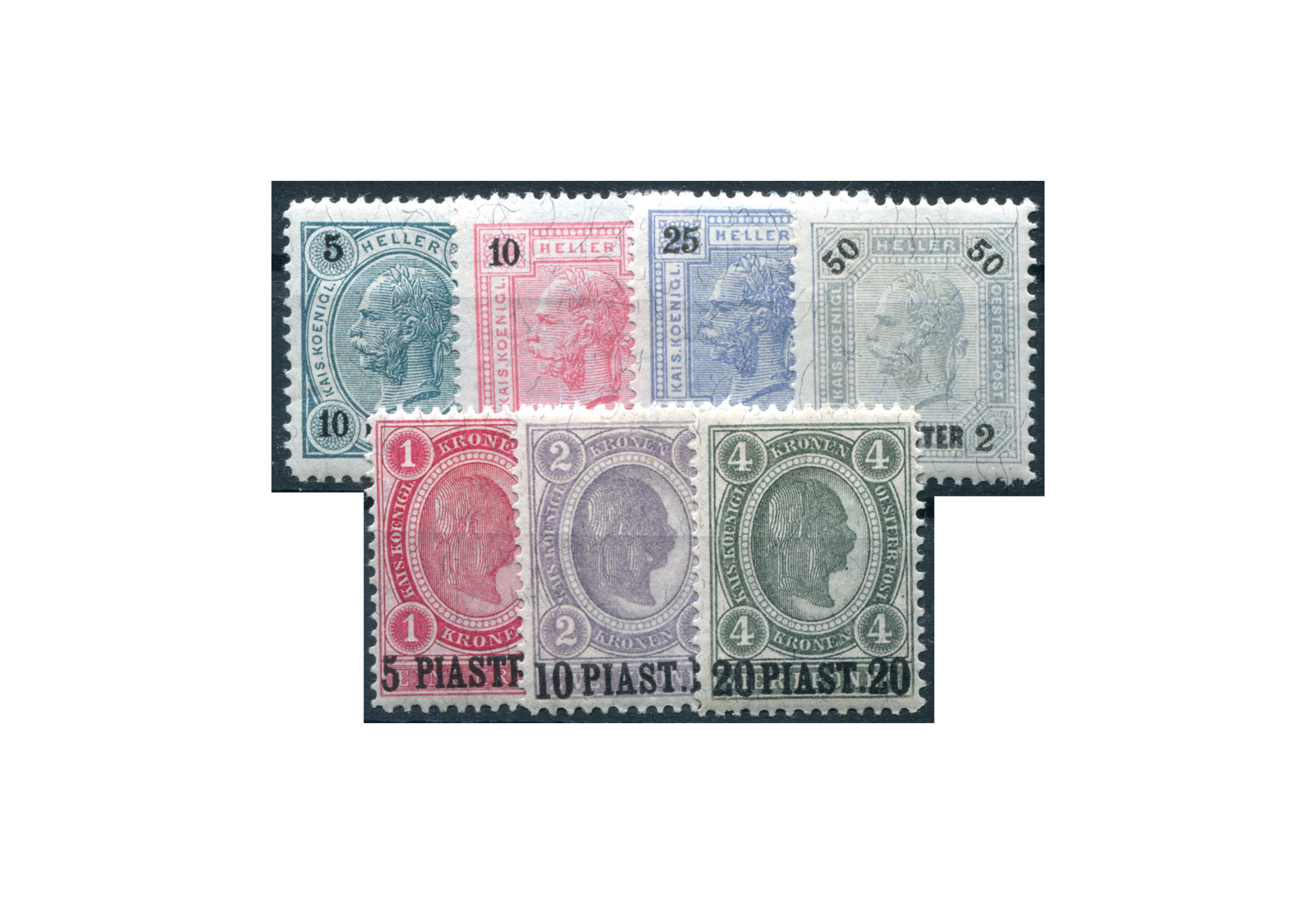 Levante Franz Joseph 1900 Mi.Nr. 32-38 gest.