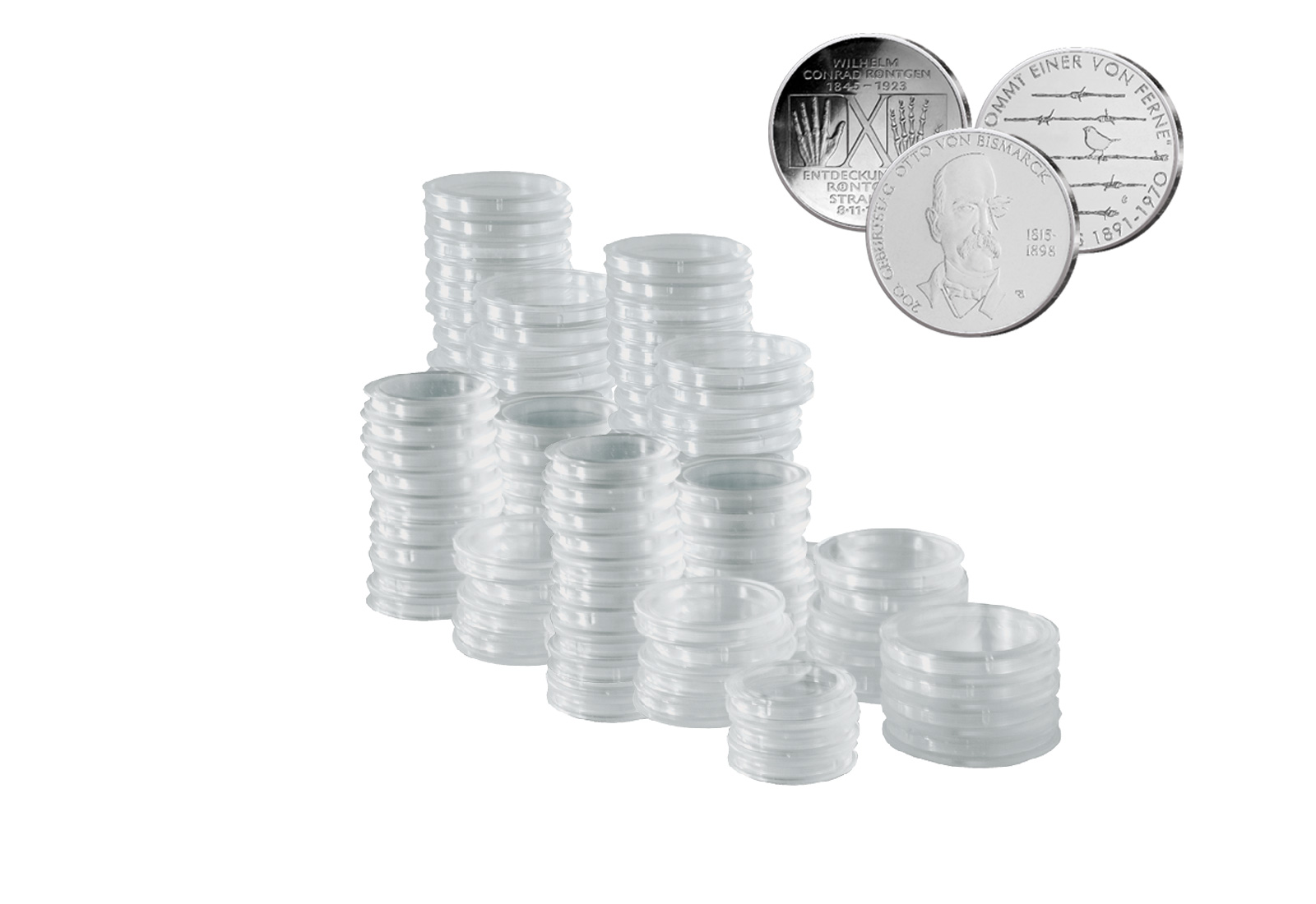 [33mm] SAM 500 Münzkapseln für 10 und 20 Euro BRD