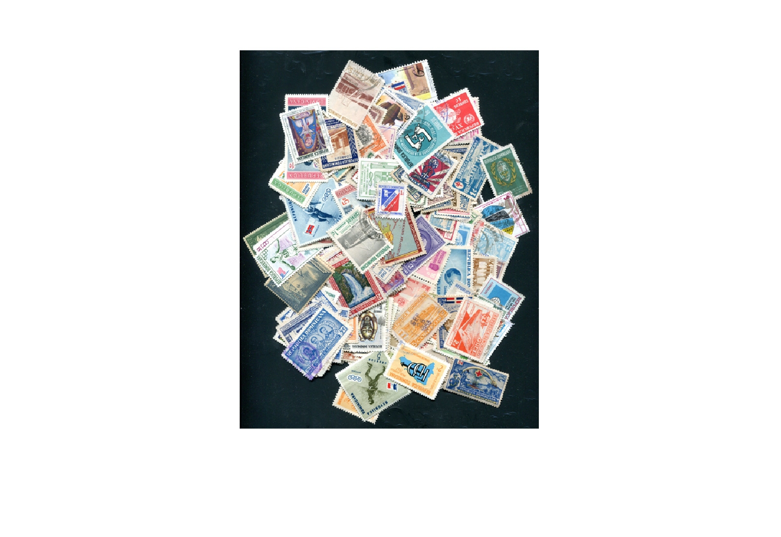 Dominikanische Republik 25 Marken postfrisch/ gestempelt