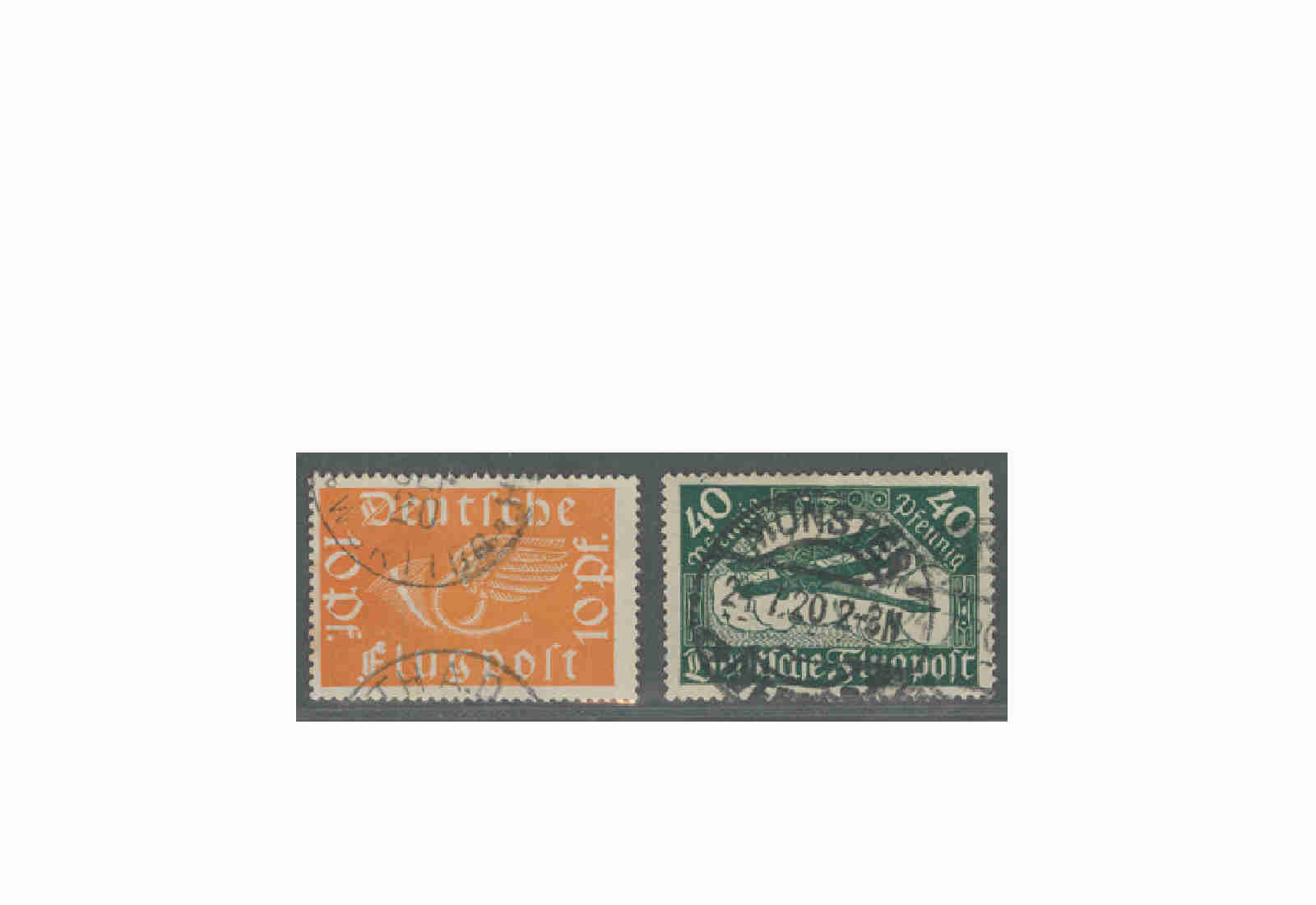 Deutsches Reich Mi.Nr. 111/112 gestempelt