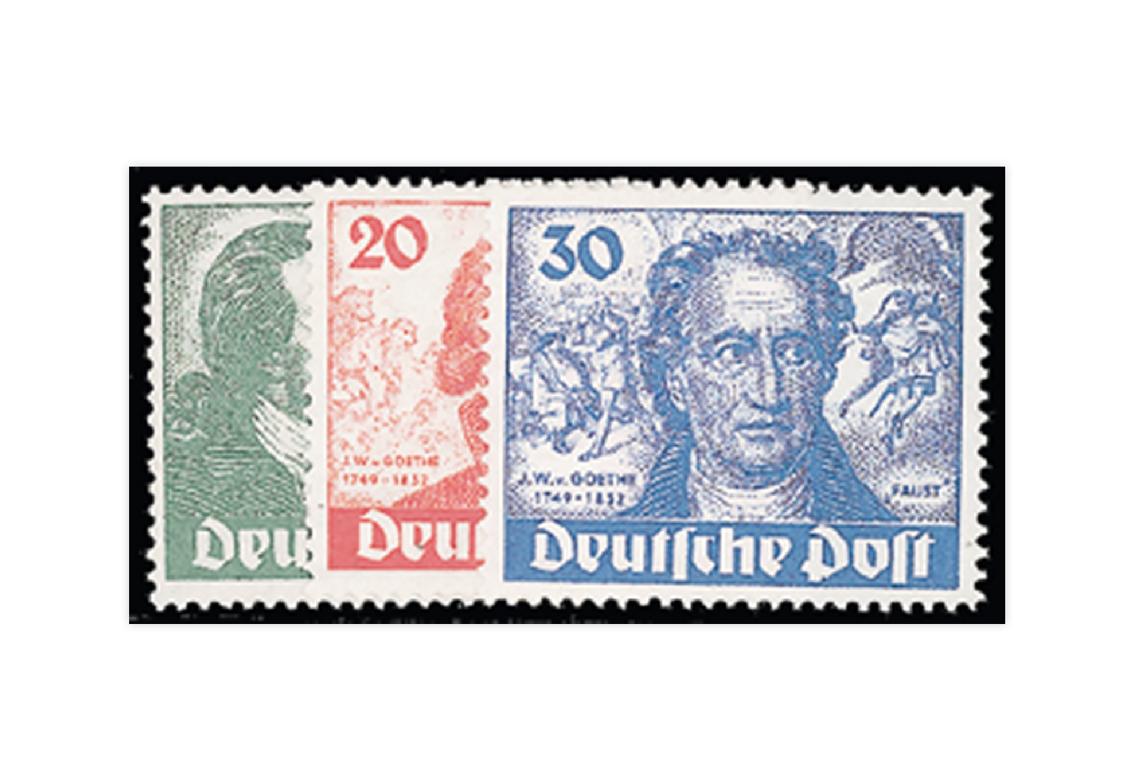 Berlin Frühausgaben Mi.Nr. 61/63 postfrisch