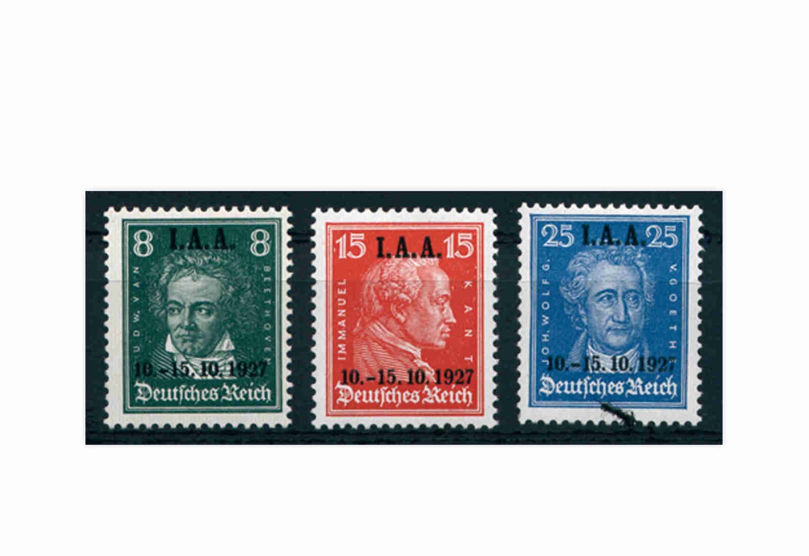 Briefmarken Deutsches Reich Nothilfeausgabe Wappen 1926 Michel Nr. 407/09 Falz