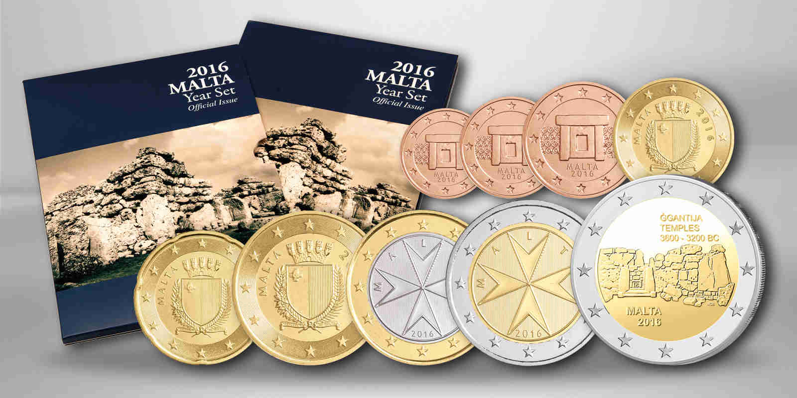 Kursmünzensatz 2016 Malta st
