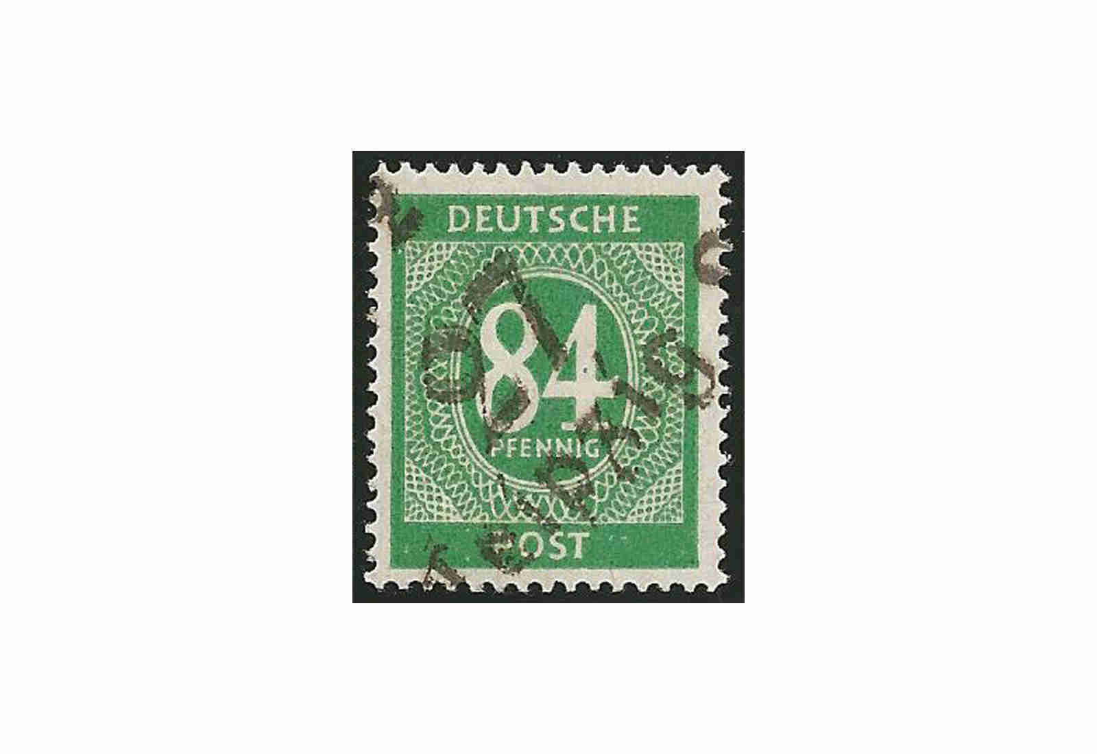 SBZ Bezirkshandstempel - Ziffernausgaben Michel Nr. I x postfrisch geprüft